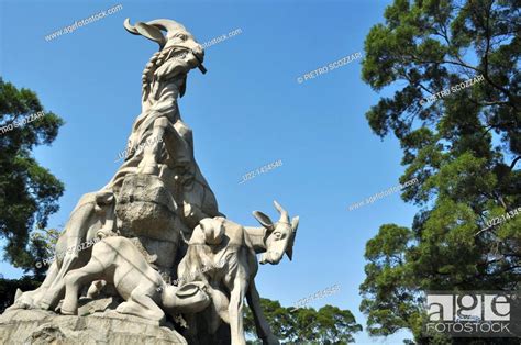 Five Rams Stone Carvings: Majestic Sculptures Embodied in Haikou History!